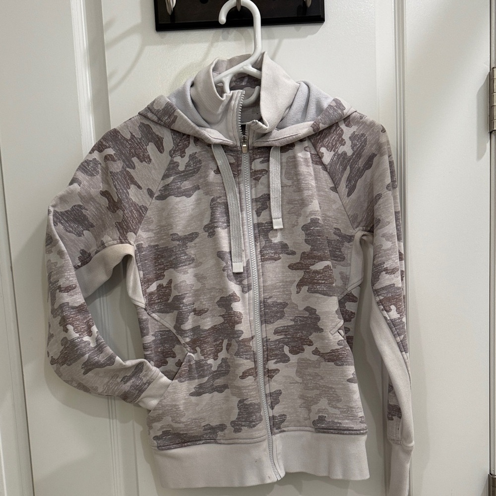 Athleta Gray Zip-Up Hoodie